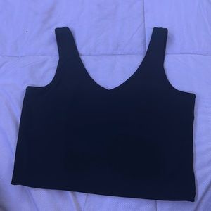 Black crop top